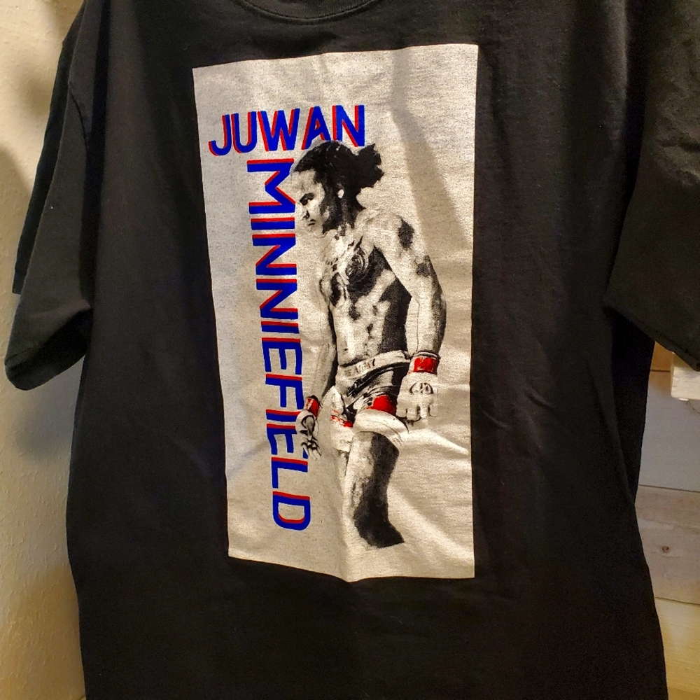 Juwan "Bigg" Minniefield First MMA Fight Shirt Men’s Medium Ufc Bellator
